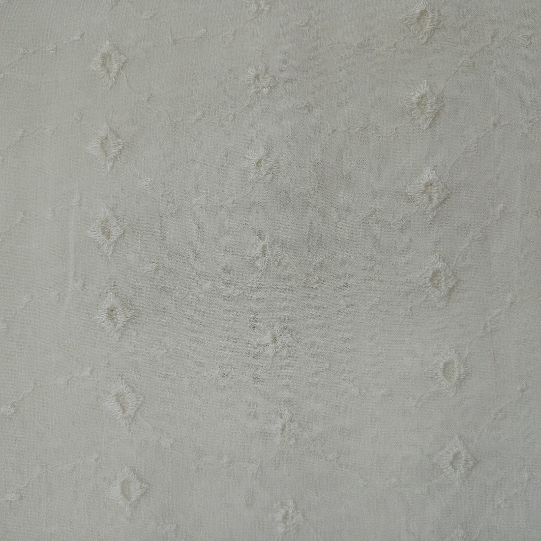 Viscose Georgette Embroidered Fabric NPCS26
