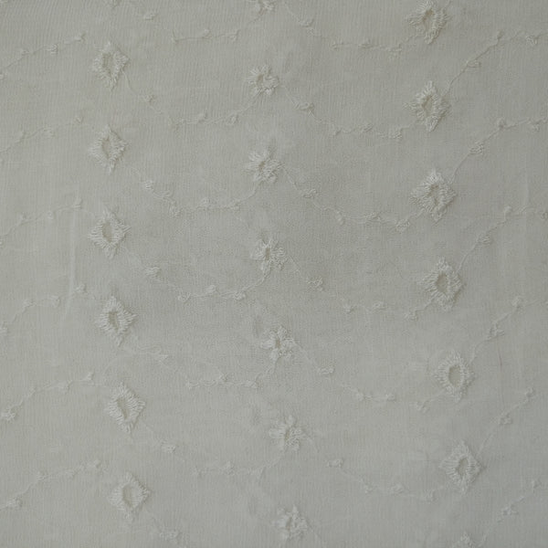 Viscose Georgette Embroidered Fabric NPCS26