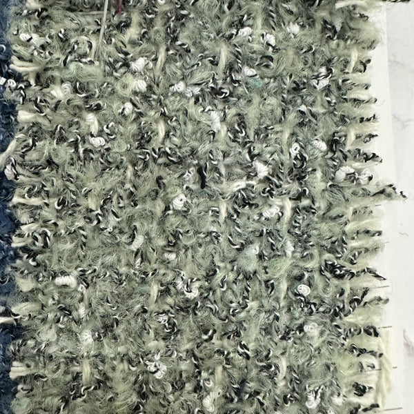 Sage Classic French Boucle Tweed
