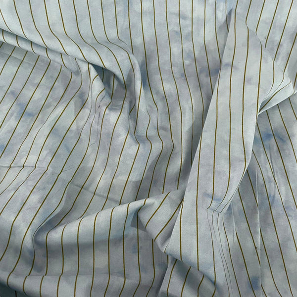 Tie & Die Print On Cotton Stripe Fabric OSCP604