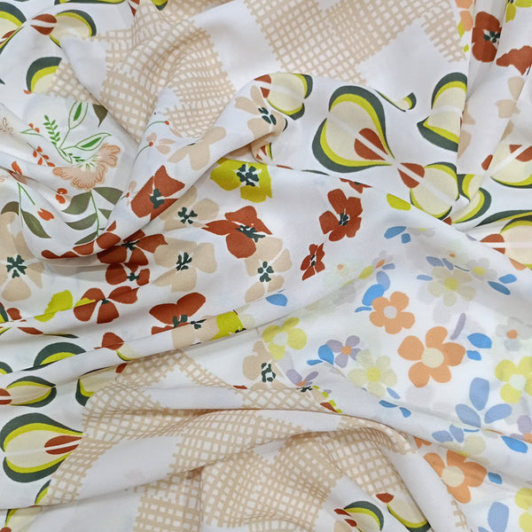 Artwork Print On Royal Georgette RGPL06