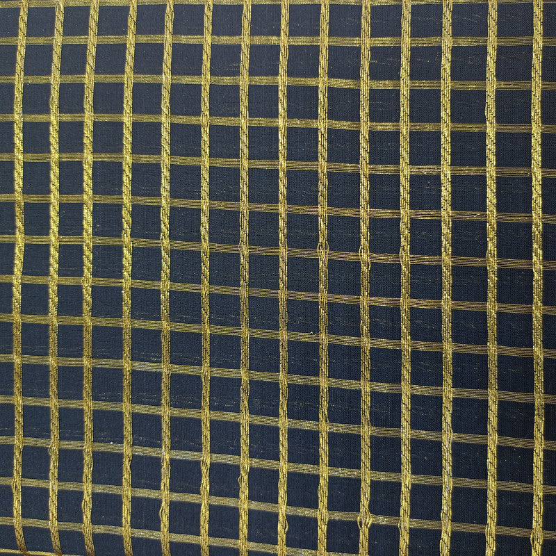 Poly Organza Check Lurex Yarn Dyed NTCS18