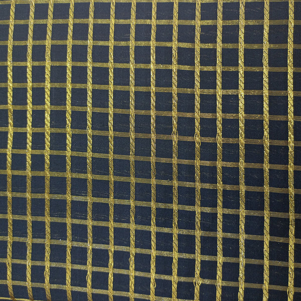 Poly Organza Check Lurex Yarn Dyed NTCS18
