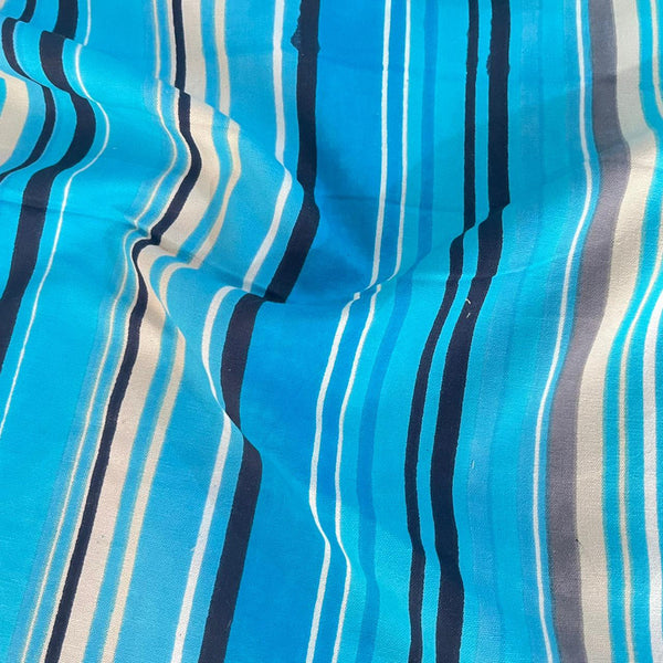 Cotton Canvas Stripe Print OSCP471