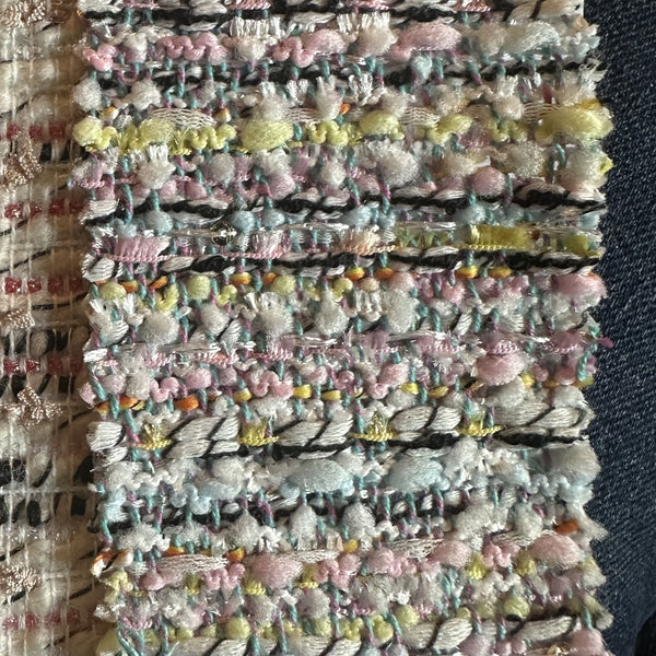 Multicolor Pastel Boucle Tweed
