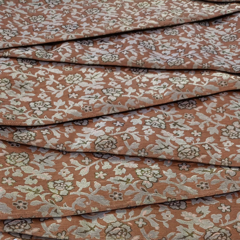 Aqua Print On Chinese Jacquard CJPA16