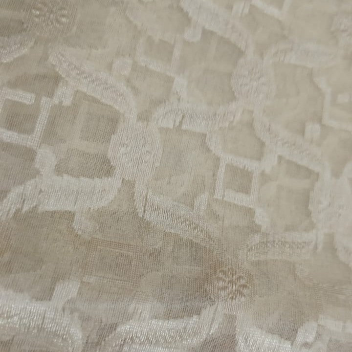 Organza Silk Jacquard Fabric OSJS02