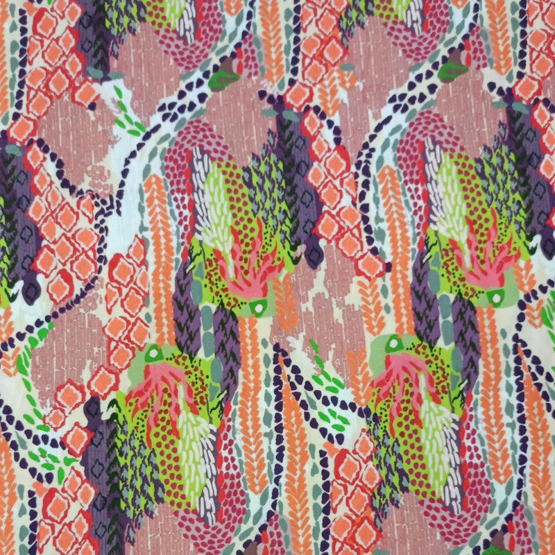 Abstract Art Print On Parsi Boski PBPS10
