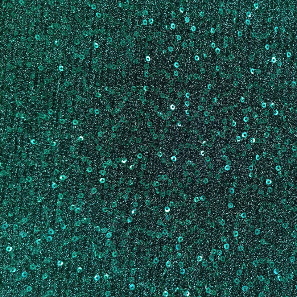 Pleated Sequins Fabric