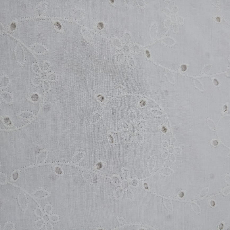 Cotton Schiffli Fabric CFFS12