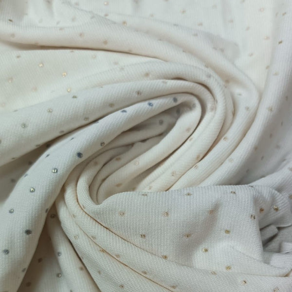 Oscar Knitted Fabric (Dot Foil)