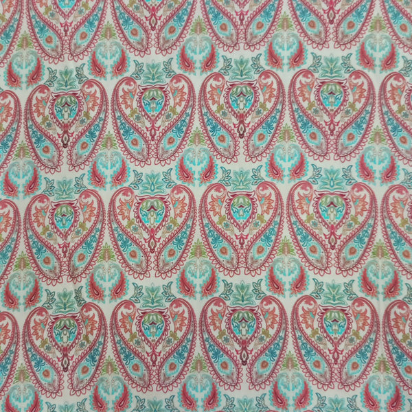 Royal Pot Paisley Print On Parsi Boski PBPS11