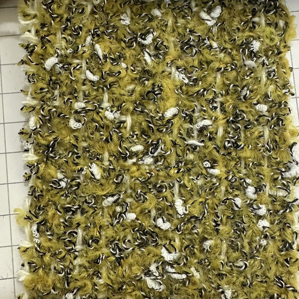 Lime Classic French Boucle Tweed