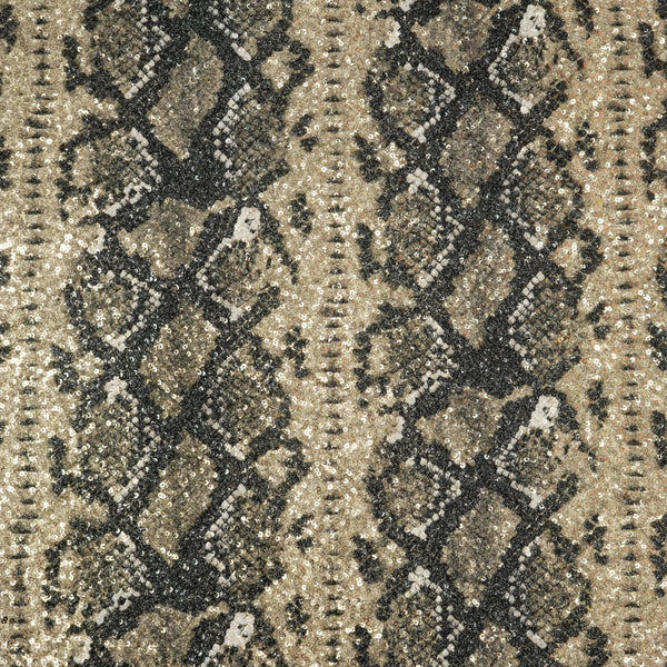 Snake Print All Over Sequins