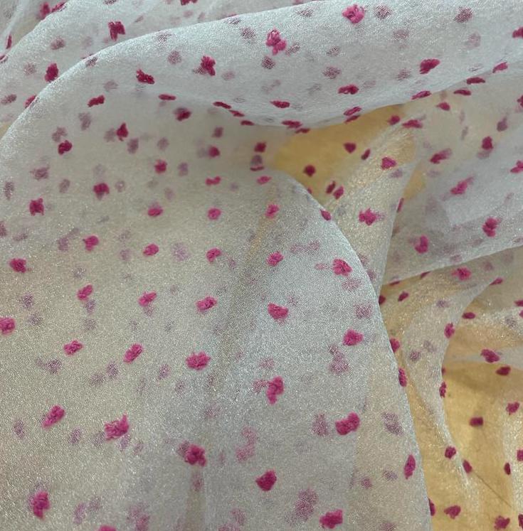 Madonna Organza (Two Tone)(Dirty Pink on Grey 3)