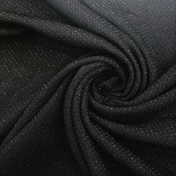 Waffle Lurex Knitted