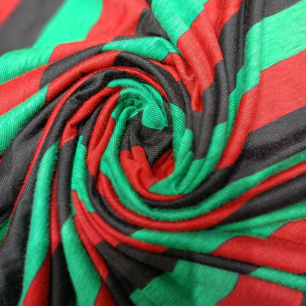 Stripes Prints On Modal Knitted MKPS17