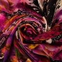 Print On Silk Crepe Fabric