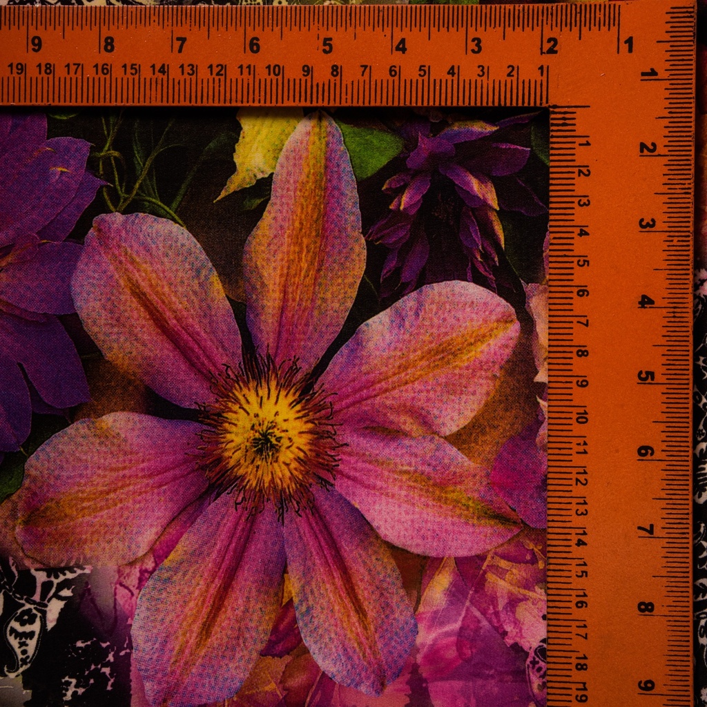 Print On Silk Crepe Fabric