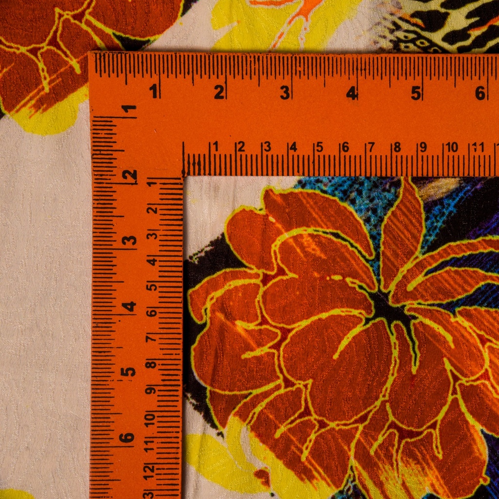 Print On Silk Crepe Fabric#04