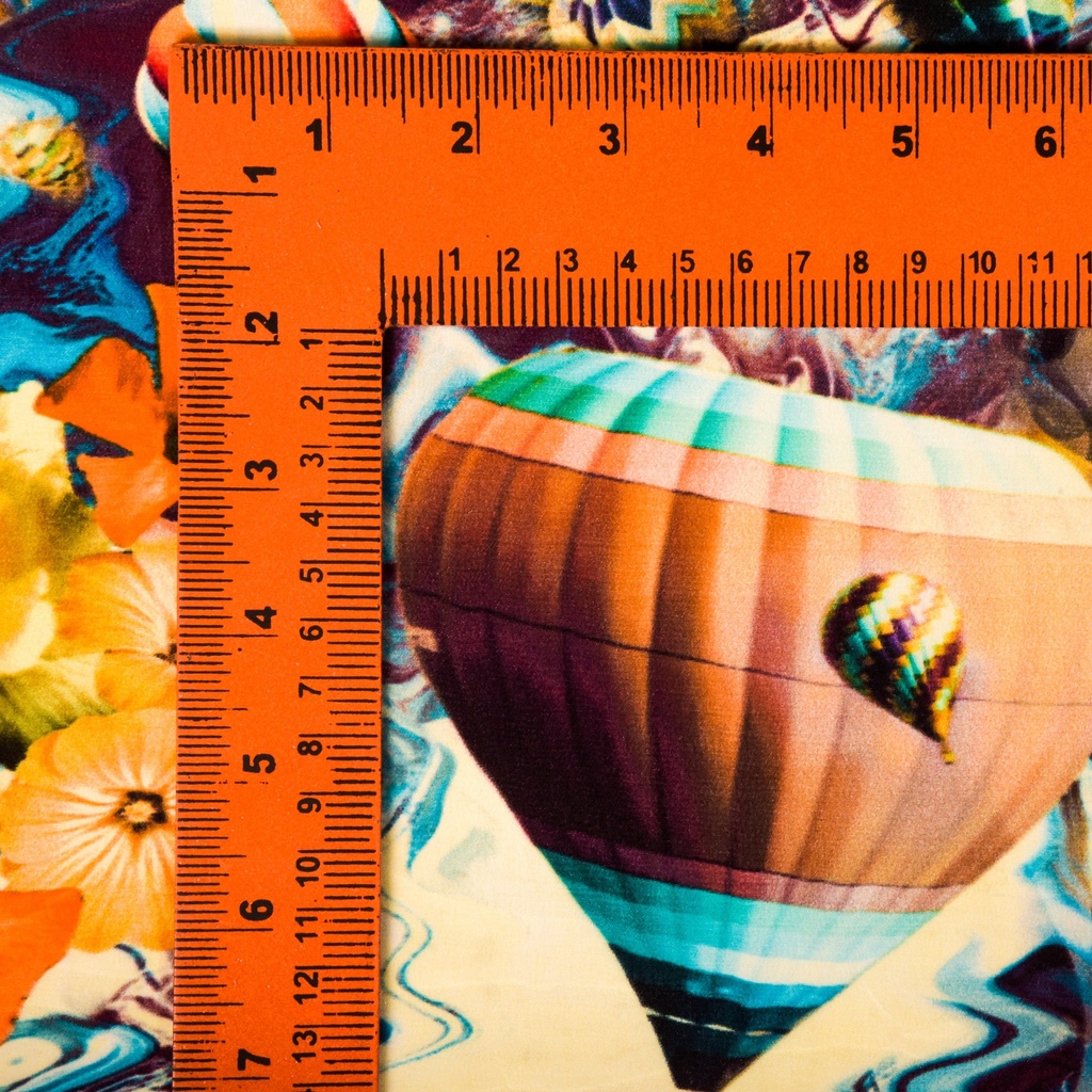 Print On Silk Crepe Fabric#05