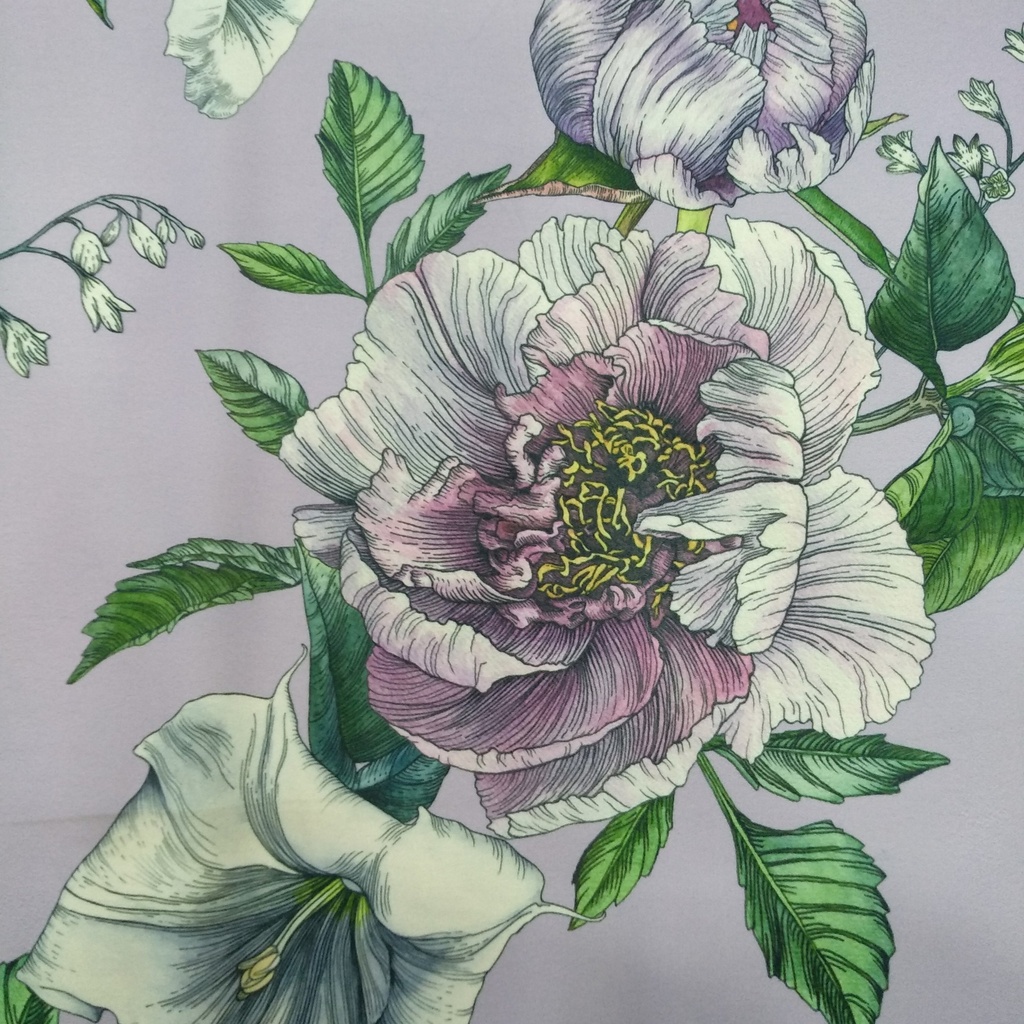 Royal Georgette Print #202237