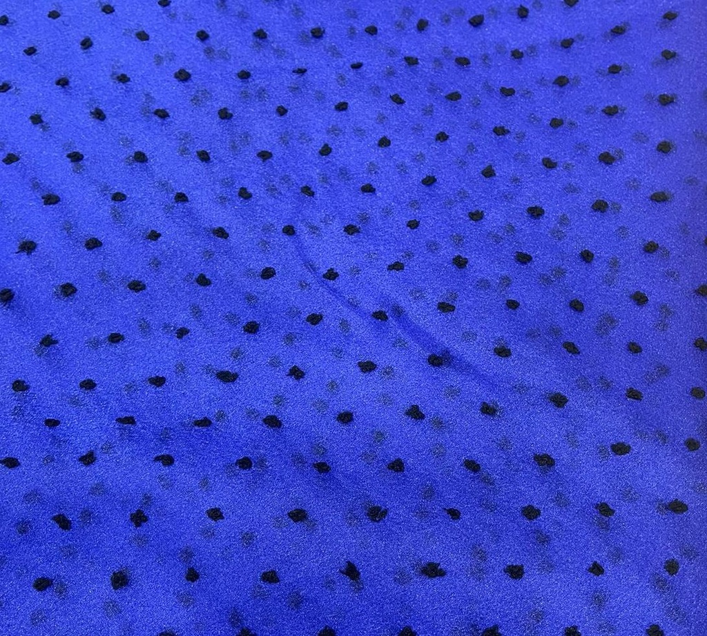 Madonna Organza Dyed Fabric (Two Tone)(Dark Navy on Blue 20)