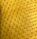 Madonna Organza Dyed Fabric (Two tone)(Red on Yellow 22)