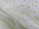 Madonna Organza Dyed Fabric (Two Tone)(Neon on White 11)