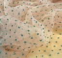 Madonna Organza Dyed Fabric (Two Tone)(Military on Peach 9)