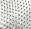 Madonna Organza Dyed Fabric (Two Tone)(Brown on White16)
