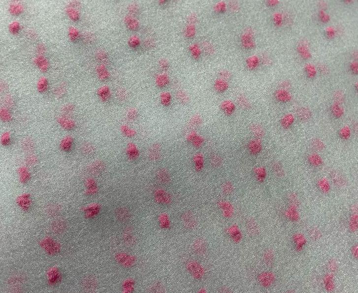 Madonna Organza Dyed Fabric (Two Tone)(Dirty Pink on Grey 3)