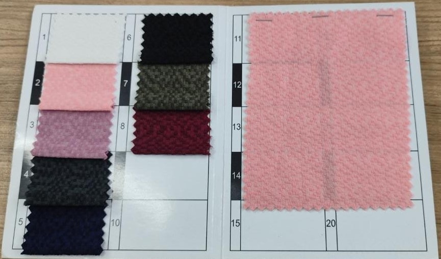 Biscuit Crepe Dyed Fabric