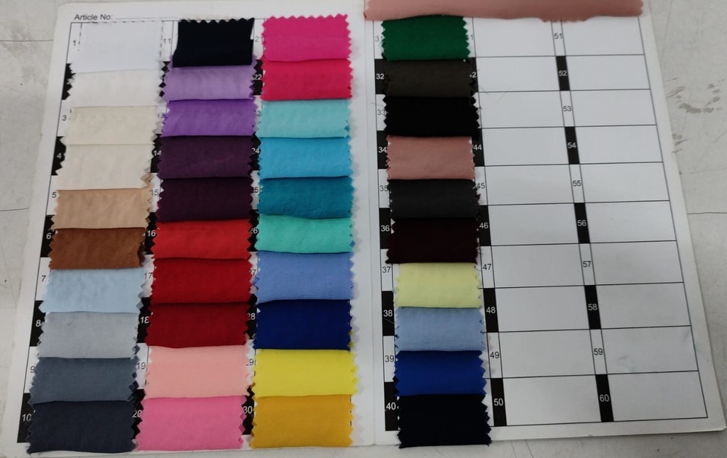 Hammered Georgette Dyed Fabric