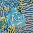 Print On Silk Satin Burnout#06