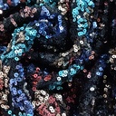 Embroidered Sequins (Diamond, Colour-Black)