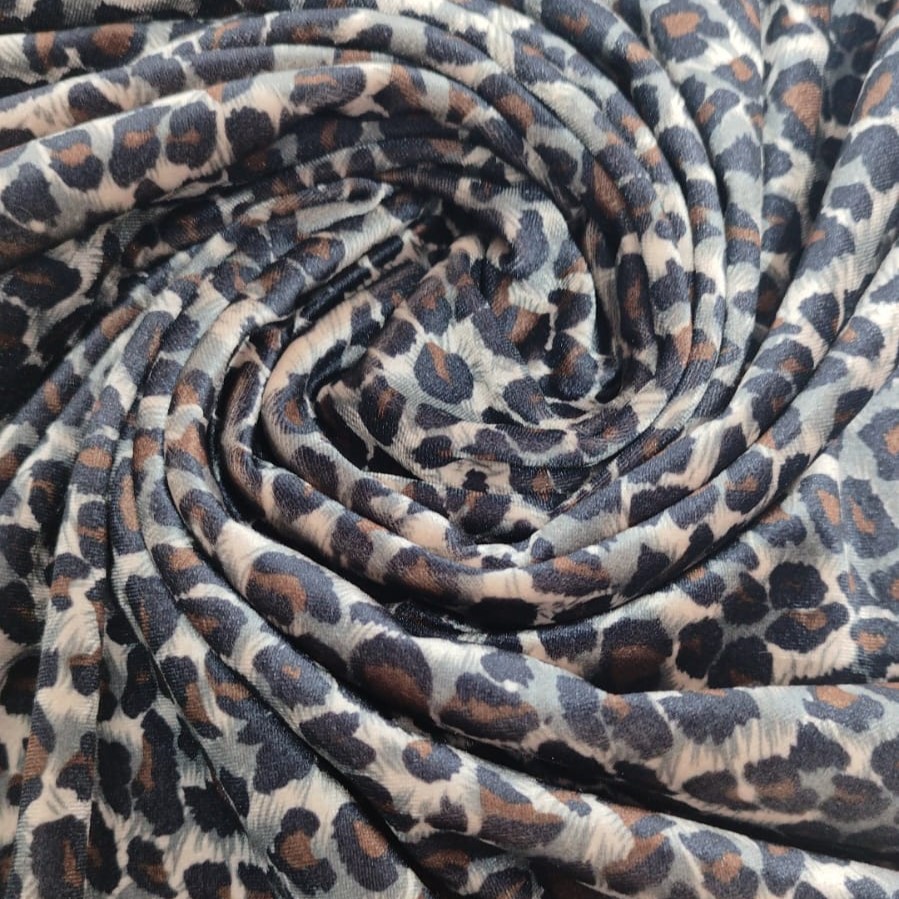 Leopard Skin Print on  Velvet SS22A-VP01