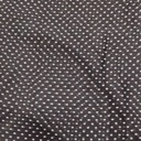 Black Base white Dots Print On  Satin Twill S23-STP01