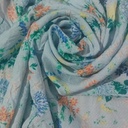 Floral Print On Rayon