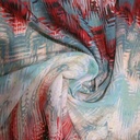 Glass Blur Print On French Rayon S23-FRPS16