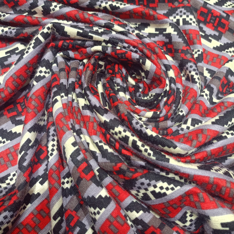 Modal Knitted Print 16
