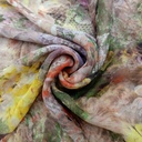 Abstract Art Print On Silk Chiffon S23-SCP258