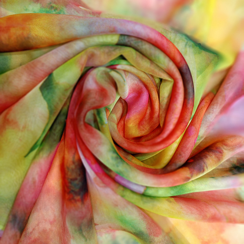 Print On Flat Chiffon