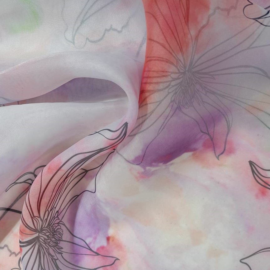 Organza Print #202235