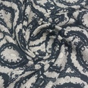 White & Black Check Print On Sandwash Crepe S24 SCPS17 (copy)