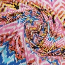 Abstract Mirror Art Print On Poly Knitted S24 PKPS03