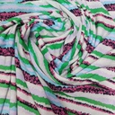 Stripes Print On Poly Knitted S24 PKPS01