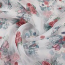 Rose Floral Print On Organza SS22A ORPA68