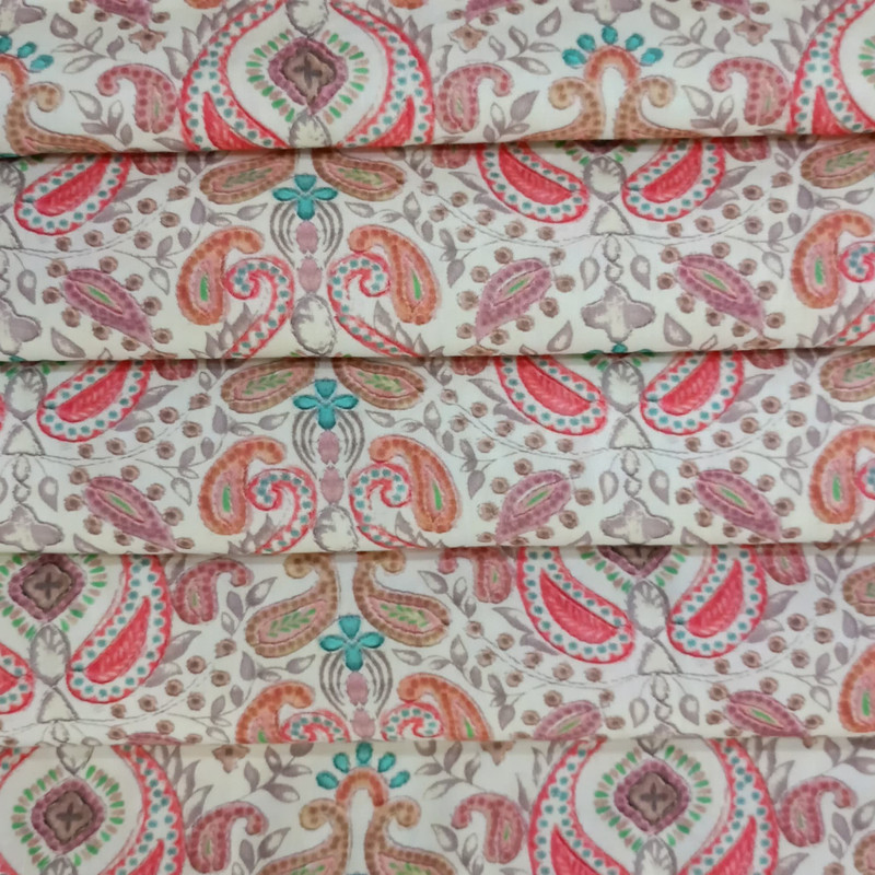 Cluster Paisley Print On Parsi Boski S24 PBPS23