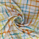 Rainbow Check Print On Twill Satin TPB108 (PA02C#2)